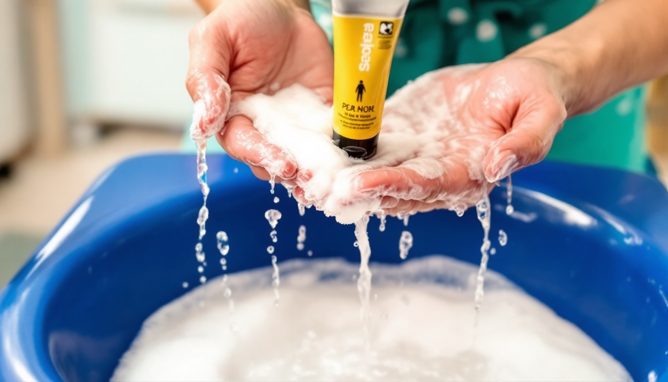 니파 바이러스 예방을 위한 올바른 손 씻기 6단계 실제 모습