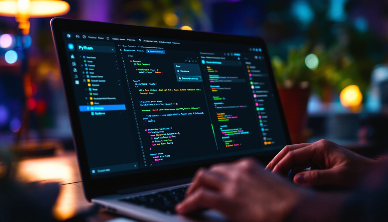 Python 확장 프로그램이 설치된 VS Code 인터페이스 화면