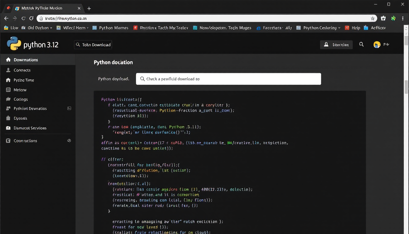 윈도우 PC에서 파이썬 3.12 공식 다운로드 페이지와 필수 'Add Python to PATH' 옵션 화면