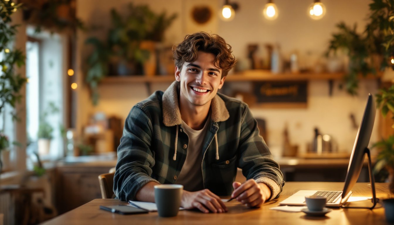 파이썬 개발자로 첫걸음을 내딛는 사람을 표현한 이미지