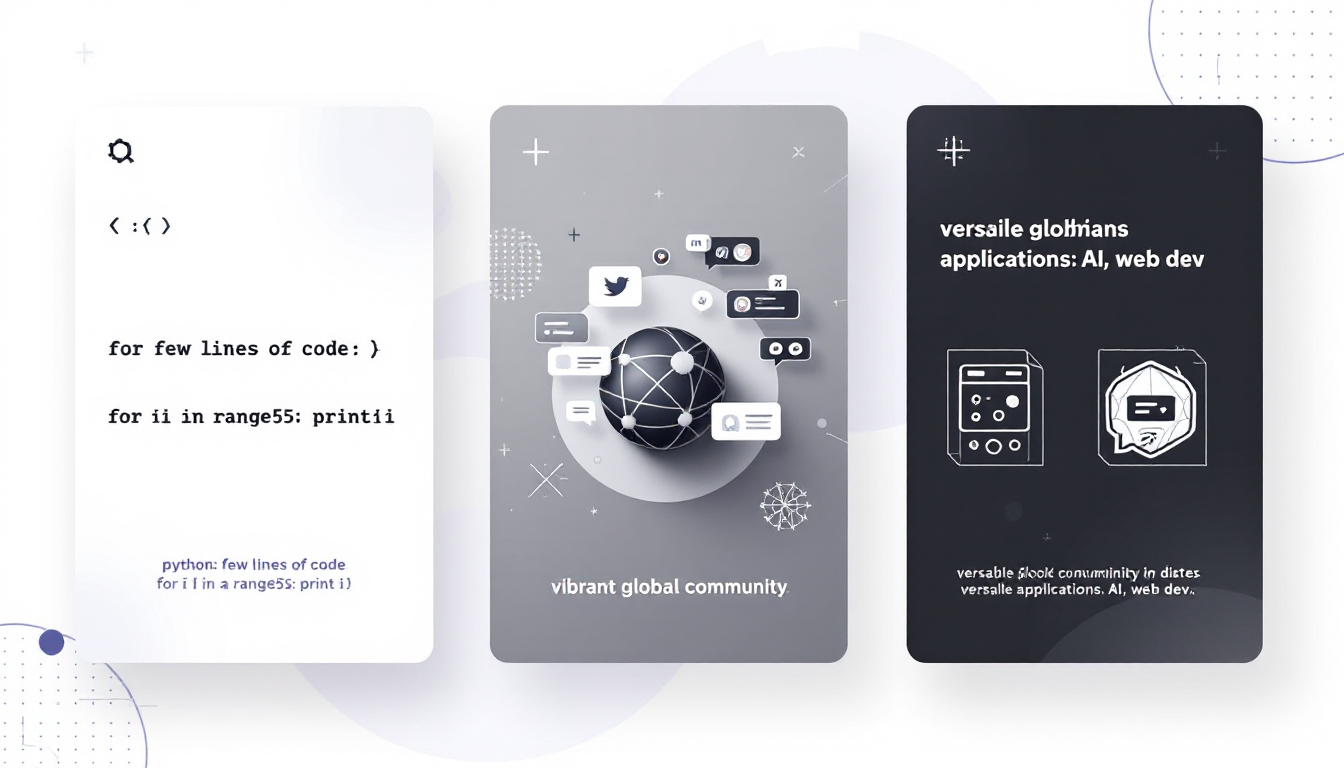 파이썬이 초보자에게 최고의 언어인 이유를 설명하는 인포그래픽