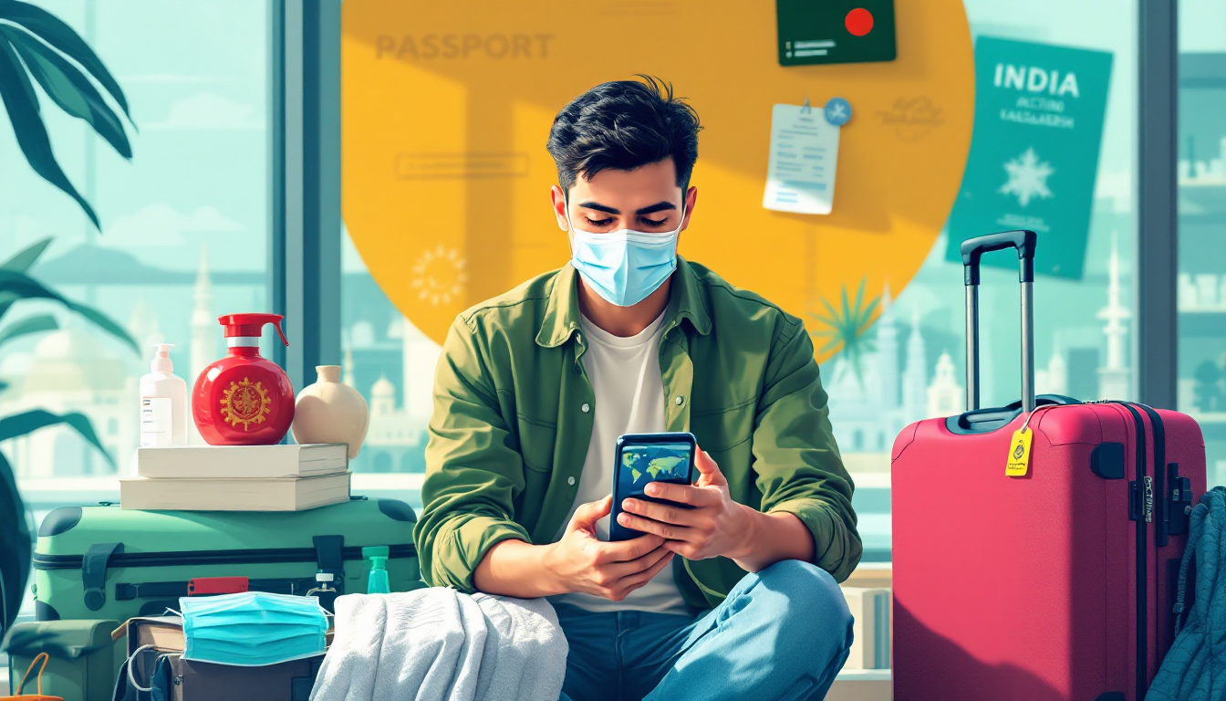 니파 바이러스 발생 국가 여행 준비 모습